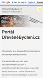 Mobile Screenshot of drevenebydleni.cz